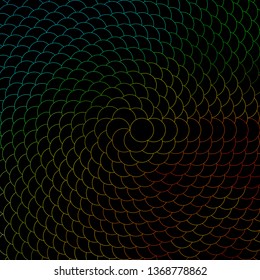 Dark Blue, Green vector backdrop with circles. Abstract colorful disks on simple gradient background. New template for your brand book.