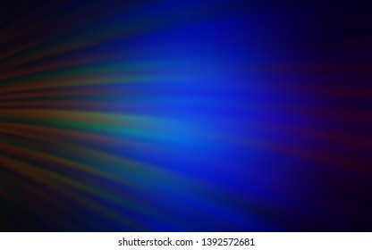 Dark Blue, Green vector backdrop with wry lines. A shining illustration, which consists of curved lines. Abstract design for your web site.
