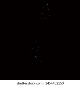 Dark Blue, Green vector backdrop with circles. Colorful illustration with gradient dots in nature style. Pattern for booklets, leaflets.