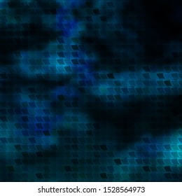 Dark Blue, Green vector backdrop with rectangles. Illustration with a set of gradient rectangles. Design for your business promotion.