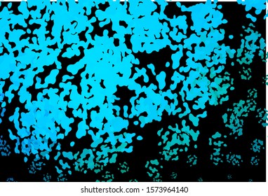 Dark Blue, Green vector backdrop with abstract shapes. Illustration with colorful gradient shapes in abstract style. Modern design for your business card.