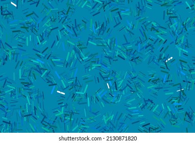 Fondo vector verde, azul oscuro con líneas largas. Ilustración de colores brillantes con líneas estrechas. Mejor diseño para tu anuncio, afiche, banner.