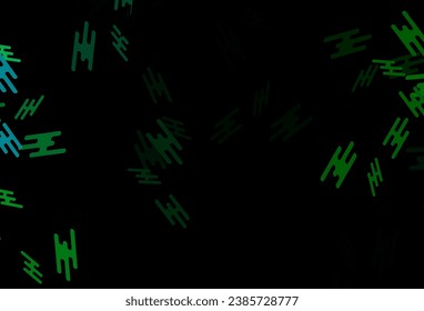 Dark Blue, Green vector backdrop with long lines. Shining colored illustration with narrow lines. Backdrop for TV commercials.