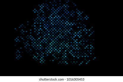 Dark Blue, Green vector background of rectangles and squares. Style quilt and blanket. Geometrical rectangular pattern. Repeating pattern with rectangle shapes.