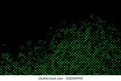 Dark Blue, Green vector background of rectangles and squares. Style quilt and blanket. Geometrical rectangular pattern. Repeating pattern with rectangle shapes.