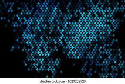 Dark Blue, Green vector background of rectangles and squares. Style quilt and blanket. Geometrical rectangular pattern. Repeating pattern with rectangle shapes.