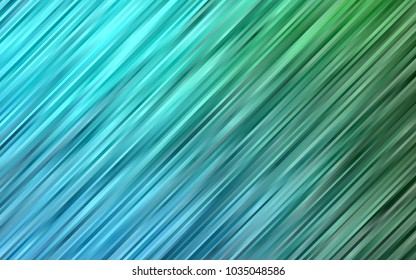Dark Blue, Green vector background with curved circles. A sample with blurred bubble shapes. The best blurred design for your business.