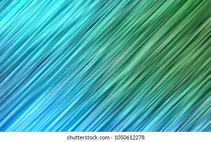 Dark Blue, Green vector background with lava shapes. Geometric illustration in marble style with gradient.  Pattern for your business design.