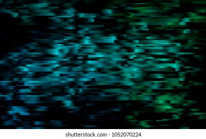 Dark Blue, Green vector background with straight lines. Modern geometrical abstract illustration with staves. The template can be used as a background.