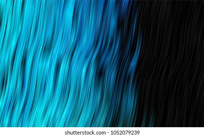 Dark Blue, Green vector background with lava shapes. Shining crooked illustration in marble style. The best blurred design for your business.