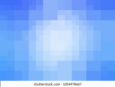 Dark Blue, Green vector Background rectangles and squares. Style Patchwork and Quilt. Geometric sample. Repeating routine with rectangle shapes.