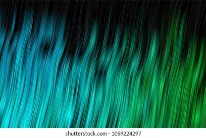 Dark Blue, Green vector background with liquid shapes. Creative geometric illustration in marble style with gradient. A new texture for your  ad, booklets, leaflets.