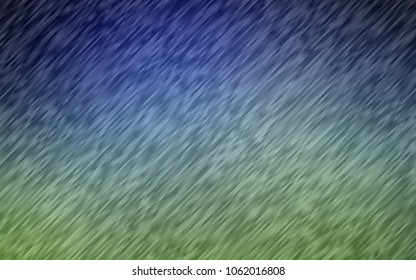 Dark Blue, Green vector background with straight lines. Modern geometrical abstract illustration with staves. The pattern can be used for websites.