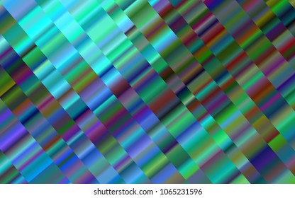 Dark Blue, Green vector background with straight lines. Blurred decorative design in simple style with lines. Best design for your ad, poster, banner.