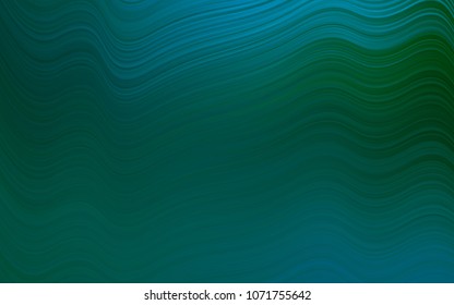 Dark Blue, Green vector background with bubble shapes. Colorful illustration in abstract marble style with gradient. A completely new template for your business design.