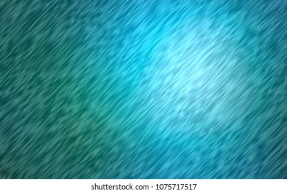 Dark Blue, Green vector background with straight lines. Glitter abstract illustration with colored sticks. The pattern can be used for websites.