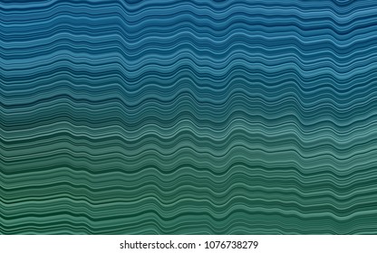Dark Blue, Green vector background with bubble shapes. Shining crooked illustration in marble style. Marble design for your web site.
