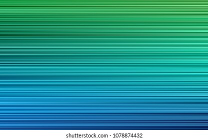 Dark Blue, Green vector background with straight lines. Shining colored illustration with narrow lines. Smart design for your business advert.