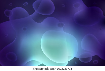 Dark Blue, Green vector background with lamp shapes. Geometric illustration in memphis style with gradient.  The elegant pattern for brand book.