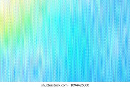 Dark Blue, Green vector background with liquid shapes. A completely new color illustration in marble style. A completely new template for your business design.