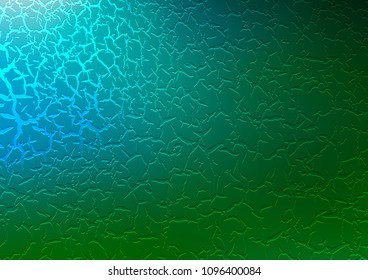 Dark Blue, Green vector background with curved circles. Brand new colored illustration in marble style with gradient. Pattern for your business design.
