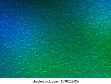 Dark Blue, Green vector background with bubble shapes. Geometric illustration in marble style with gradient.  A completely new marble design for your business.
