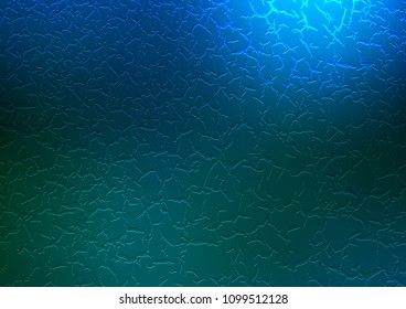 Dark Blue, Green vector background with curved circles. Geometric illustration in marble style with gradient.  The best blurred design for your business.