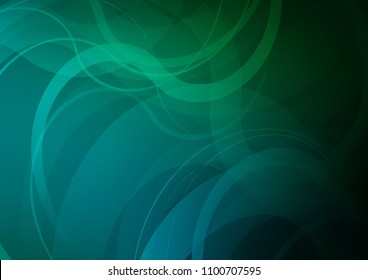 Dark Blue, Green vector background with abstract lines. An elegant bright illustration with gradient. Marble design for your web site.