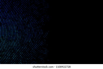 Dark Blue, Green vector background with lava shapes. A sample with blurred bubble shapes. Textured wave pattern for backgrounds.