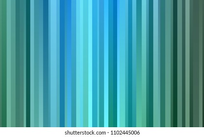 Dark Blue, Green vector background with straight lines. Shining colored illustration with narrow lines. The pattern can be used for websites.