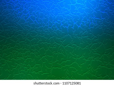 Dark Blue, Green vector background with abstract lines. Colorful illustration in abstract marble style with gradient. The best blurred design for your business.