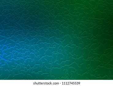 Dark Blue, Green vector background with bent lines. An elegant bright illustration with gradient. New composition for your brand book.