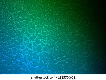 Dark Blue, Green vector background with abstract lines. An elegant bright illustration with gradient. The template for cell phone backgrounds.