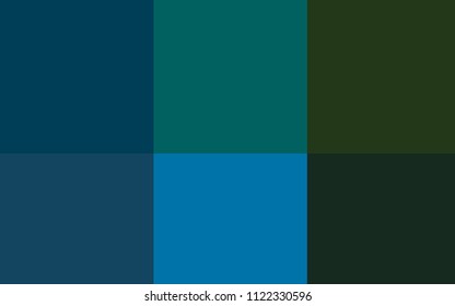 Dark Blue, Green vector background with bright palette. Colorful gradient set with collection of rainbow colors. Pattern of colors for designers of booklets, leaflets.