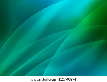 Dark Blue, Green vector background with straight lines. Decorative shining illustration with lines on abstract template. The pattern can be used for websites.