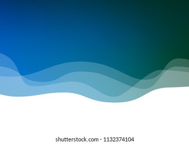Dark Blue, Green vector background with bubble shapes. Geometric illustration in marble style with gradient.  Pattern for your business design.
