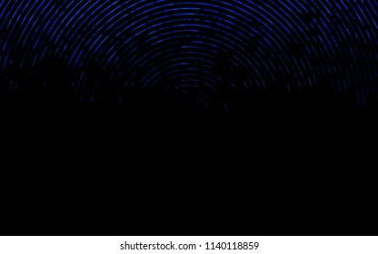 Dark Blue, Green vector background with curved circles. Colorful abstract illustration with gradient lines. New composition for your brand book.