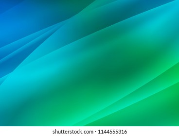 Dark Blue, Green vector background with straight lines. Decorative shining illustration with lines on abstract template. The pattern can be used for websites.