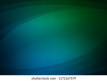 Dark Blue, Green vector background with straight lines. Decorative shining illustration with lines on abstract template. Smart design for your business advert.
