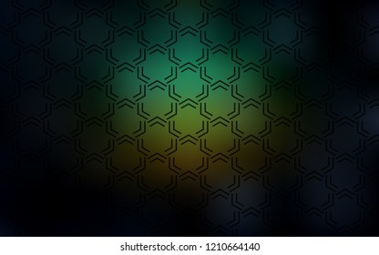 Dark Blue, Green vector background with straight lines. Glitter abstract illustration with colored sticks. Best design for your ad, poster, banner.