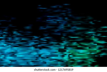 Dark Blue, Green vector background with straight lines. Glitter abstract illustration with colored sticks. Best design for your ad, poster, banner.