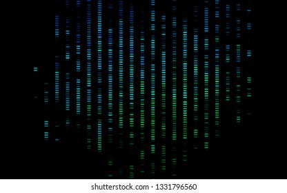 Dark Blue, Green vector background with straight lines. Blurred decorative design in simple style with lines. Smart design for your business advert.