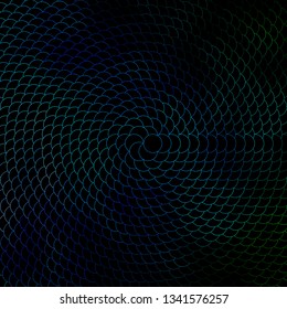 Dark Blue, Green vector background with circles. Abstract colorful disks on simple gradient background. Pattern for websites, landing pages.
