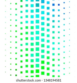 Dark Blue, Green vector background in polygonal style. Abstract gradient illustration with colorful rectangles. Pattern for busines booklets, leaflets