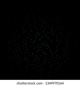 Dark Blue, Green vector background with colorful stars. Shining colorful illustration with small and big stars. Pattern for wrapping gifts.