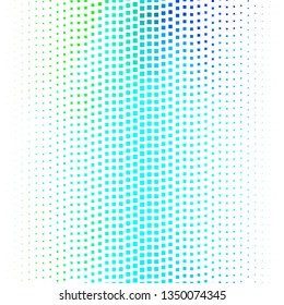 Dark Blue, Green vector background in polygonal style. Abstract gradient illustration with rectangles. Best design for your ad, poster, banner.
