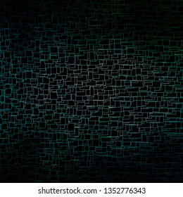 Dark Blue, Green vector background in polygonal style. Modern design with rectangles in abstract style. Pattern for busines booklets, leaflets