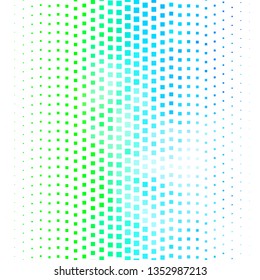 Dark Blue, Green vector background with rectangles. New abstract illustration with rectangular shapes. Template for cellphones.