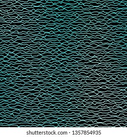 Dark Blue, Green vector background with curved lines. Colorful illustration, which consists of curves. Pattern for commercials, ads.