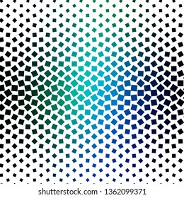 Dark Blue, Green vector background with rectangles. Illustration with a set of gradient rectangles. Pattern for websites, landing pages.